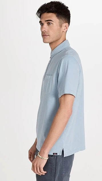 Faherty Sunwashed T Shirt Polo 5 Faherty Sunwashed T Shirt Polo - Image 3