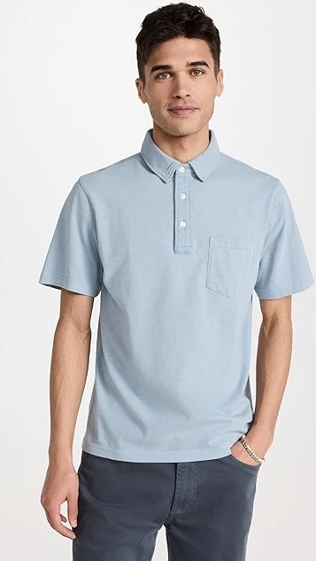 Faherty Sunwashed T Shirt Polo 9 Faherty Sunwashed T Shirt Polo - Image 7