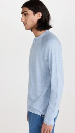 Faherty Cloud Henley Tee 11 Faherty Cloud Henley Tee -Shopbop faher3061854508 1676912023645 2 0. UX357 QL90
