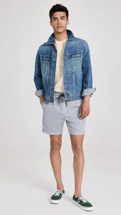 Faherty Essential Drawstring 6.25" Shorts -Shopbop faher30641203ee 1682967846797 2 0. UX357 QL90