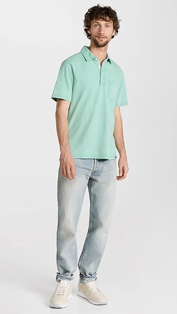 Faherty Sunwashed T-Shirt Polo 6 Faherty Sunwashed T-Shirt Polo - Image 4