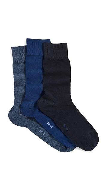 Falke Happy Crew Socks 3 Pack 6 Falke Happy Crew Socks 3 Pack - Image 4