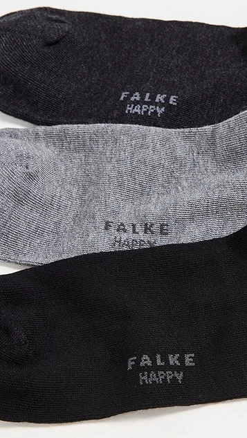 Falke Happy Crew Socks 3 Pack 5 Falke Happy Crew Socks 3 Pack - Image 3