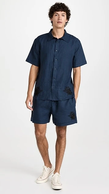 Fanm Mon Preko Linen Pull On 5" Shorts 6 Fanm Mon Preko Linen Pull On 5" Shorts - Image 4