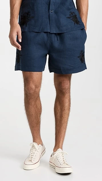Fanm Mon Preko Linen Pull On 5" Shorts 3 Fanm Mon Preko Linen Pull On 5" Shorts