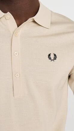 Fred Perry Short Sleeve Knitted Shirt -Shopbop fperr3058648696 1675893176902 2 0. UX357 QL90
