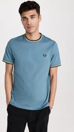 Fred Perry Twin Tipped T-Shirt -Shopbop fperr3058818861 1679091934329 2 0. UX357 QL90