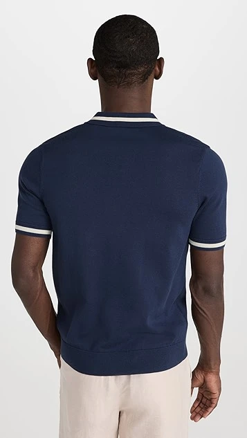 Fred Perry Textured Front Knitted Shirt 4 Fred Perry Textured Front Knitted Shirt - Image 2