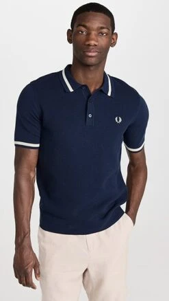 Fred Perry Textured Front Knitted Shirt 15 Fred Perry Textured Front Knitted Shirt -Shopbop fperr305891f3c3 1675886843836 2 0. UX357 QL90