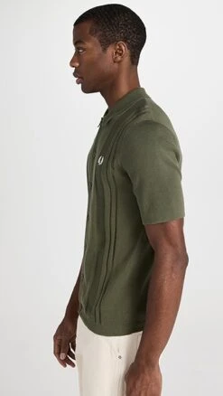 Fred Perry Button Through Knitted Shirt -Shopbop fperr3059155648 1675355360009 2 0. UX357 QL90