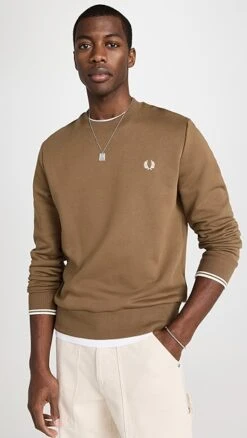 Fred Perry Crew Neck Sweatshirt