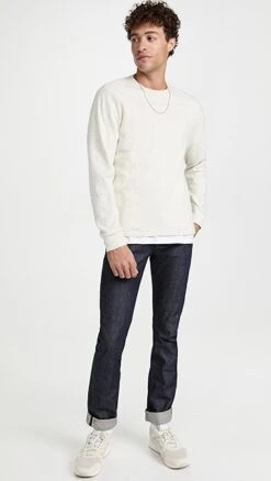 FRAME Long Sleeve Crewneck Sweatshirt -Shopbop frame3100416055 1638558477639 2 0. UX357 QL90