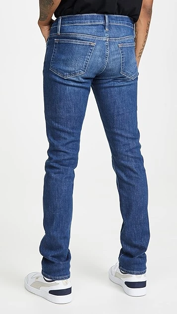 FRAME L'Homme Slim Denim Jeans In Verdugo Verd Wash 4 FRAME L'Homme Slim Denim Jeans In Verdugo Verd Wash - Image 2