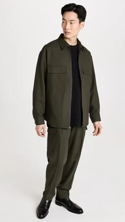 FRAME Modern Flannel Long Sleeve Zip Shirt -Shopbop frame3215417778 1672781831229 2 0. UX357 QL90