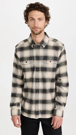 FRAME Plaid Flannel Shirt -Shopbop frame321591e85b 1670344535857 2 0. UX357 QL90