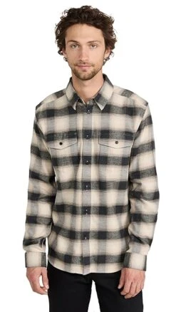 FRAME Plaid Flannel Shirt -Shopbop frame321591e85b 1670344536250 2 0. UX357 QL90