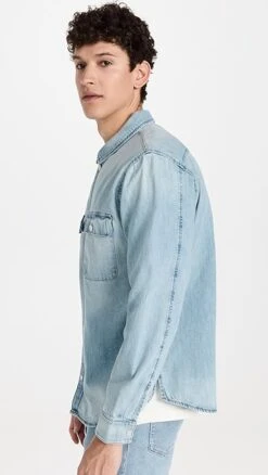 FRAME Denim Shirt 11 FRAME Denim Shirt -Shopbop frame3220993804 1679693633055 2 0. UX357 QL90