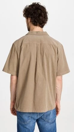 FRAME Light Weight Cord Camp Collar Shirt -Shopbop frame3221815230 1677863361525 2 0. UX357 QL90