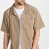 FRAME Light Weight Cord Camp Collar Shirt -Shopbop frame3221815230 1677863361544 2 0. UX357 QL90