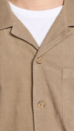 FRAME Light Weight Cord Camp Collar Shirt -Shopbop frame3221815230 1677863361854 2 0. UX357 QL90