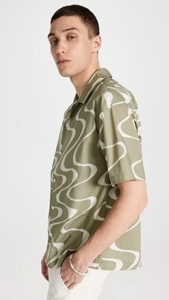 FRAME Abstract Wave Graphic Shirt -Shopbop frame322821fb4b 1683568347154 2 0. UX357 QL90
