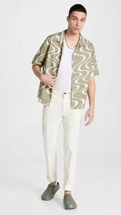 FRAME Abstract Wave Graphic Shirt -Shopbop frame322821fb4b 1683568348394 2 0. UX357 QL90