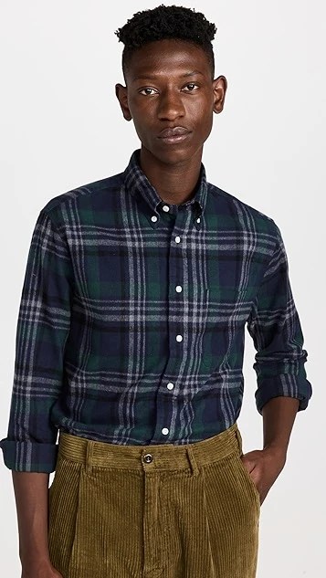 Gitman Vintage Shaggy Flannel Button-Down Shirt 9 Gitman Vintage Shaggy Flannel Button-Down Shirt - Image 7