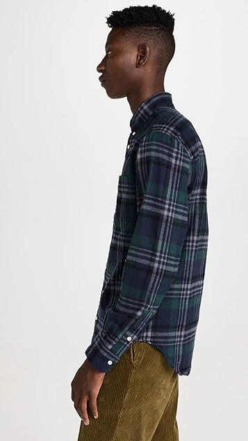 Gitman Vintage Shaggy Flannel Button-Down Shirt 5 Gitman Vintage Shaggy Flannel Button-Down Shirt - Image 3