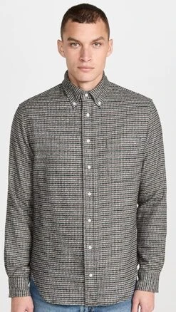 Gitman Vintage Fall Cotton Tweed Check -Shopbop gitma304901c3c8 1664302889939 2 0. UX357 QL90