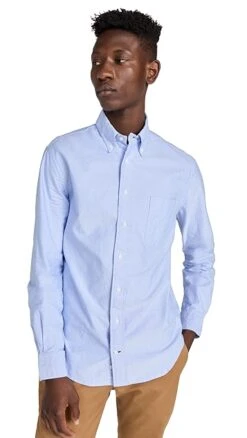 Gitman Vintage Blue Oxford -Shopbop gitma304961a569 1664209635975 2 0. UX357 QL90