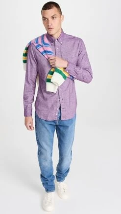 Gitman Vintage Brushed Chambray Button Down Shirt 12 Gitman Vintage Brushed Chambray Button Down Shirt -Shopbop gitma3050010dad 1664316131122 2 0. UX357 QL90