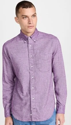 Gitman Vintage Brushed Chambray Button Down Shirt 15 Gitman Vintage Brushed Chambray Button Down Shirt -Shopbop gitma3050010dad 1664316131561 2 0. UX357 QL90