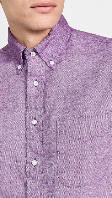 Gitman Vintage Brushed Chambray Button Down Shirt 7 Gitman Vintage Brushed Chambray Button Down Shirt - Image 5