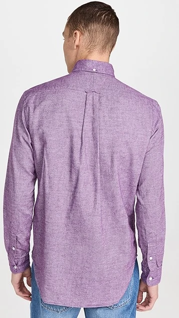 Gitman Vintage Brushed Chambray Button Down Shirt 4 Gitman Vintage Brushed Chambray Button Down Shirt - Image 2