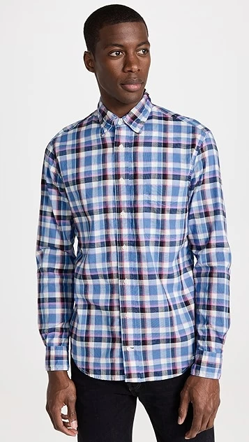 Gitman Vintage Archive Madras Button Down Shirt 8 Gitman Vintage Archive Madras Button Down Shirt - Image 6