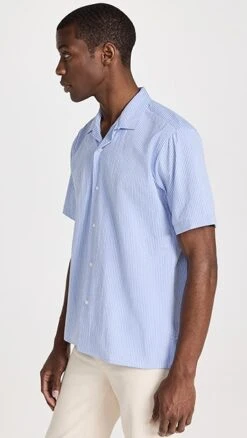 Gitman Vintage Seersucker Camp Collar Shirt -Shopbop gitma305051a569 1680116707073 2 0. UX357 QL90