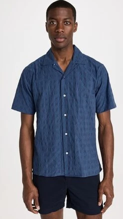 Gitman Vintage Japanese Ripple Jacquard Camp Collar Shirt 15 Gitman Vintage Japanese Ripple Jacquard Camp Collar Shirt -Shopbop gitma305061a569 1680116714737 2 0. UX357 QL90