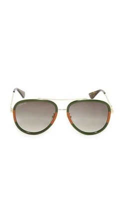 Gucci Pilot Urban Web Block Aviator Sunglasses 11 Gucci Pilot Urban Web Block Aviator Sunglasses -Shopbop gucii2010914555 q3 1 1. UX357 QL90