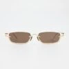 Gucci GG Upside Down Super Narrow Sunglasses -Shopbop gucii203761c412 1675119724612 2 0. UX357 QL90