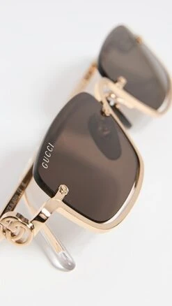 Gucci GG Upside Down Super Narrow Sunglasses -Shopbop gucii203761c412 1675119724790 2 0. UX357 QL90