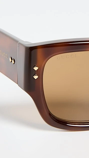 Gucci Nouvelle Vague Rectangular Sunglasses 9 Gucci Nouvelle Vague Rectangular Sunglasses - Image 7