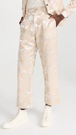 House Of Aama Jacquard Cherub Ogun Pants