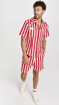 House Of Aama Azaka Cabana Stripe Button-Up Shirt -Shopbop haama300371e6b3 1668525458743 2 0. UX357 QL90