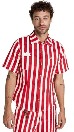 House Of Aama Azaka Cabana Stripe Button-Up Shirt -Shopbop haama300371e6b3 1668525459011 2 0. UX357 QL90