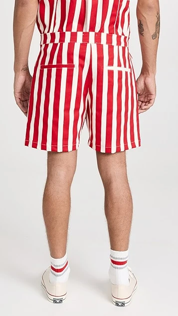 House Of Aama Azaka Cabana Stripe 6" Shorts 4 House Of Aama Azaka Cabana Stripe 6" Shorts - Image 2
