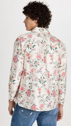 House Of Aama Floral Silk Button Up Shirt -Shopbop haama3003913149 1666723030633 2 0. UX357 QL90