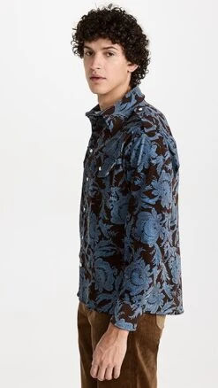 House Of Aama Paisley Corduroy Button Up Shirt 11 House Of Aama Paisley Corduroy Button Up Shirt -Shopbop haama30040126ca 1666723012822 2 0. UX357 QL90