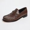 Hyusto Mick Weave Leather Loafers