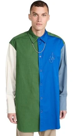 JW Anderson Colorblock Overshirt -Shopbop jwand3010092234 1664319139834 2 0. UX357 QL90