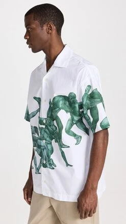 JW Anderson Pol Print Short Sleeve Shirt -Shopbop jwand301091c925 1680117857802 2 0. UX357 QL90